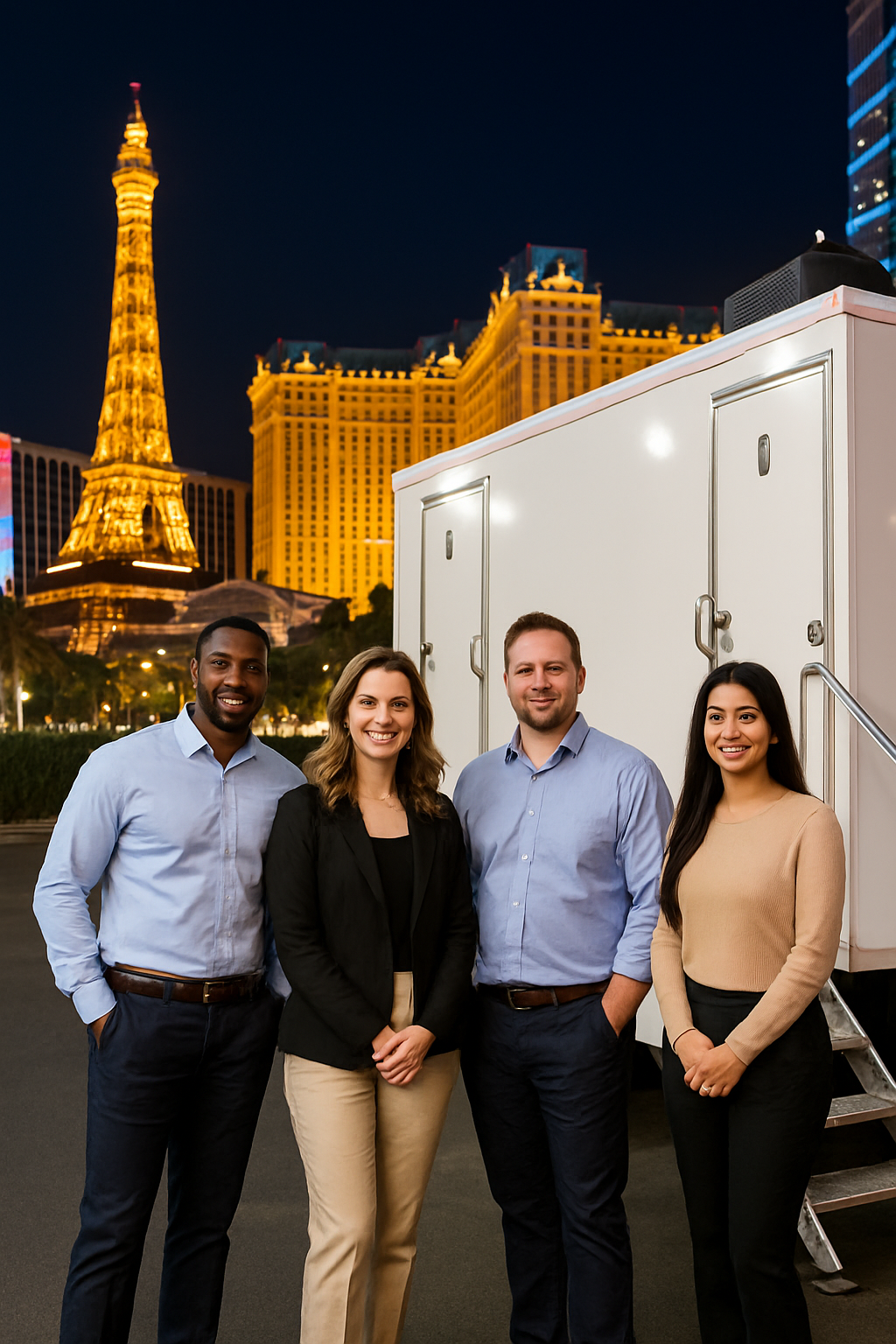 Las Vegas Restroom Trailers operations team